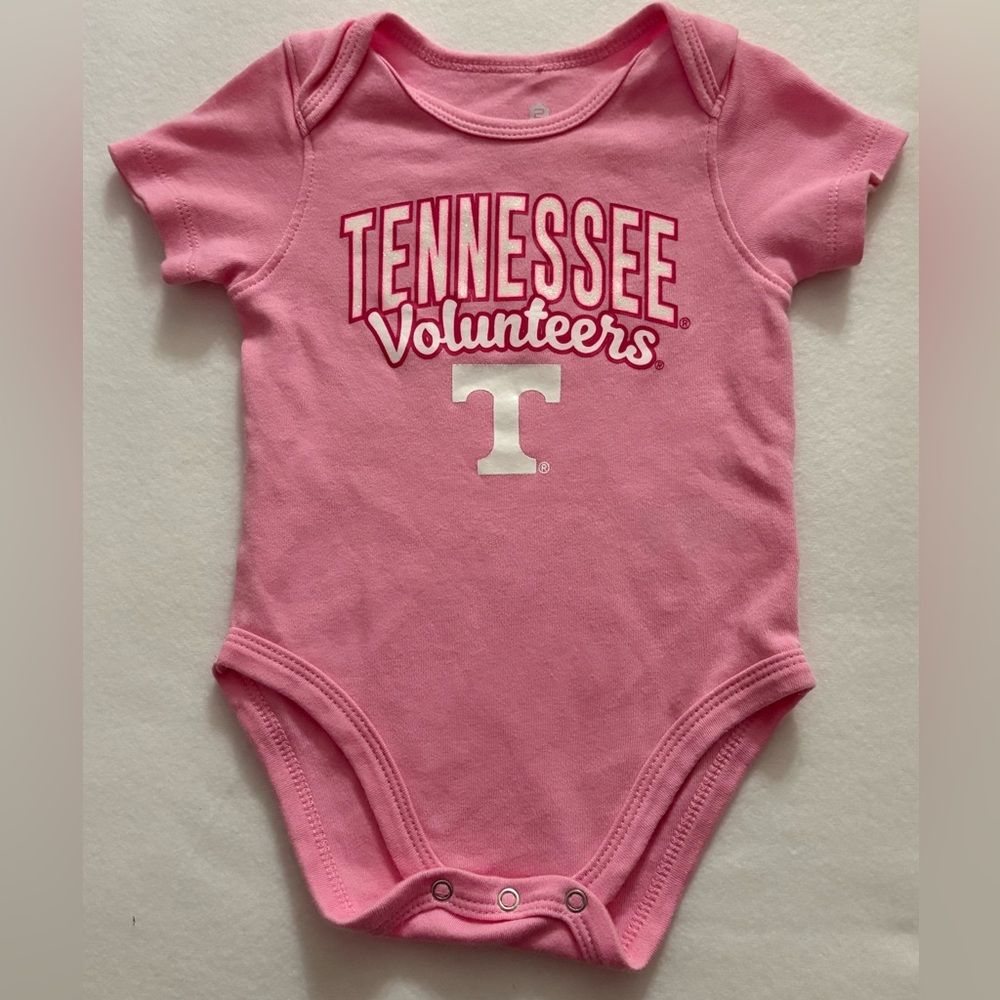 Tennessee Volunteers Pink Onesie